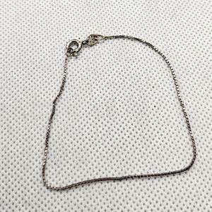 Vintage 925 Box Chain Bracelet